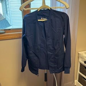 Greys anatomy navy blue scrub jacket